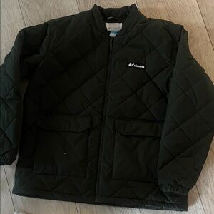 Columbia Mens Quilted Puffer Jacket - Dark Green